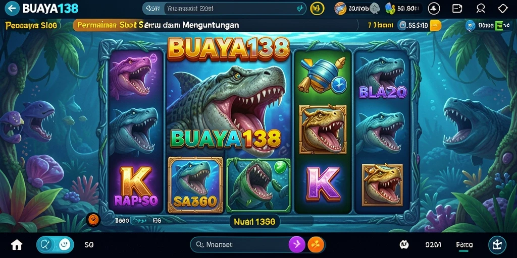 Tampilan gameplay BUAYA138 yang menarik dengan efek visual yang memukau.
