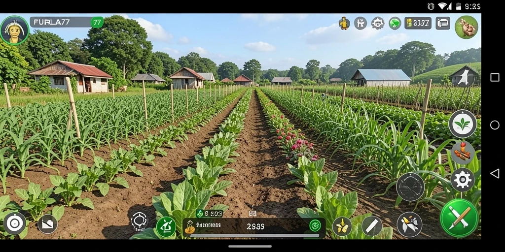 Tampilan gameplay menarik dalam dunia pertanian FURLA77.
