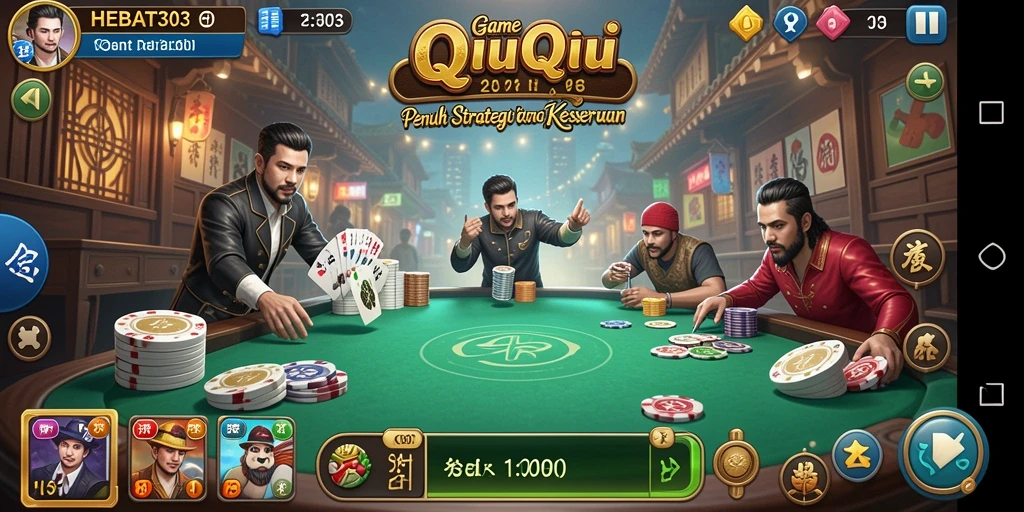 Gameplay seru di HEBAT303 dengan teman-teman di QiuQiu.