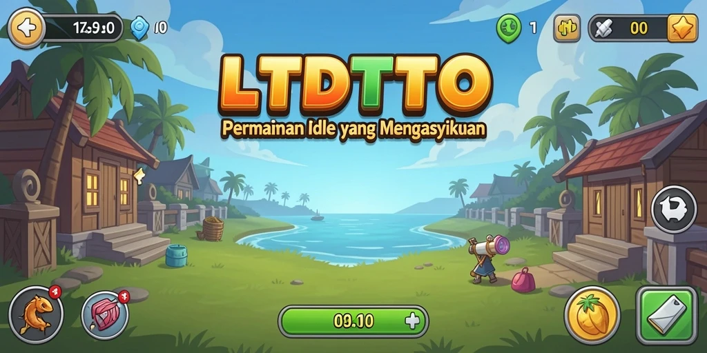 Tampilan menawan gameplay LTDTOTO dalam mode Idle.