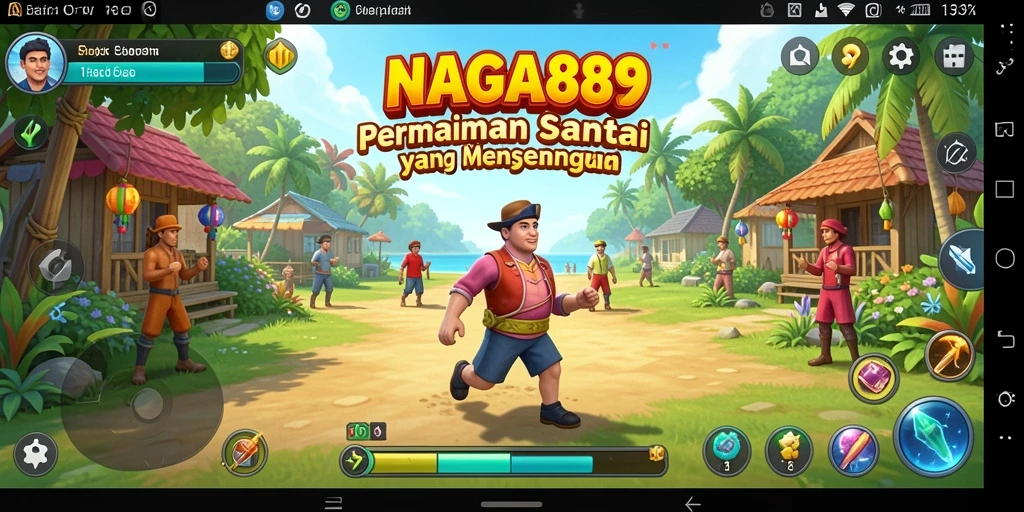 Tangkapan layar menampilkan gameplay menarik dari NAGA889.