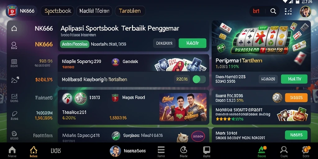 Tampilan menarik saat pengguna memasang taruhan di NK666.