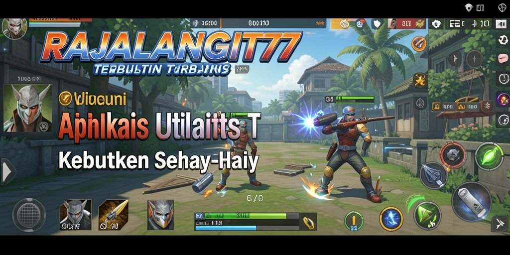 Tampilan antarmuka utama aplikasi RAJALANGIT77 yang ramah pengguna.