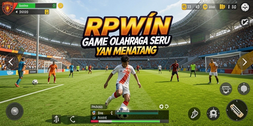 Tampilan gameplay RPWIN yang menarik dan penuh aksi olahraga.